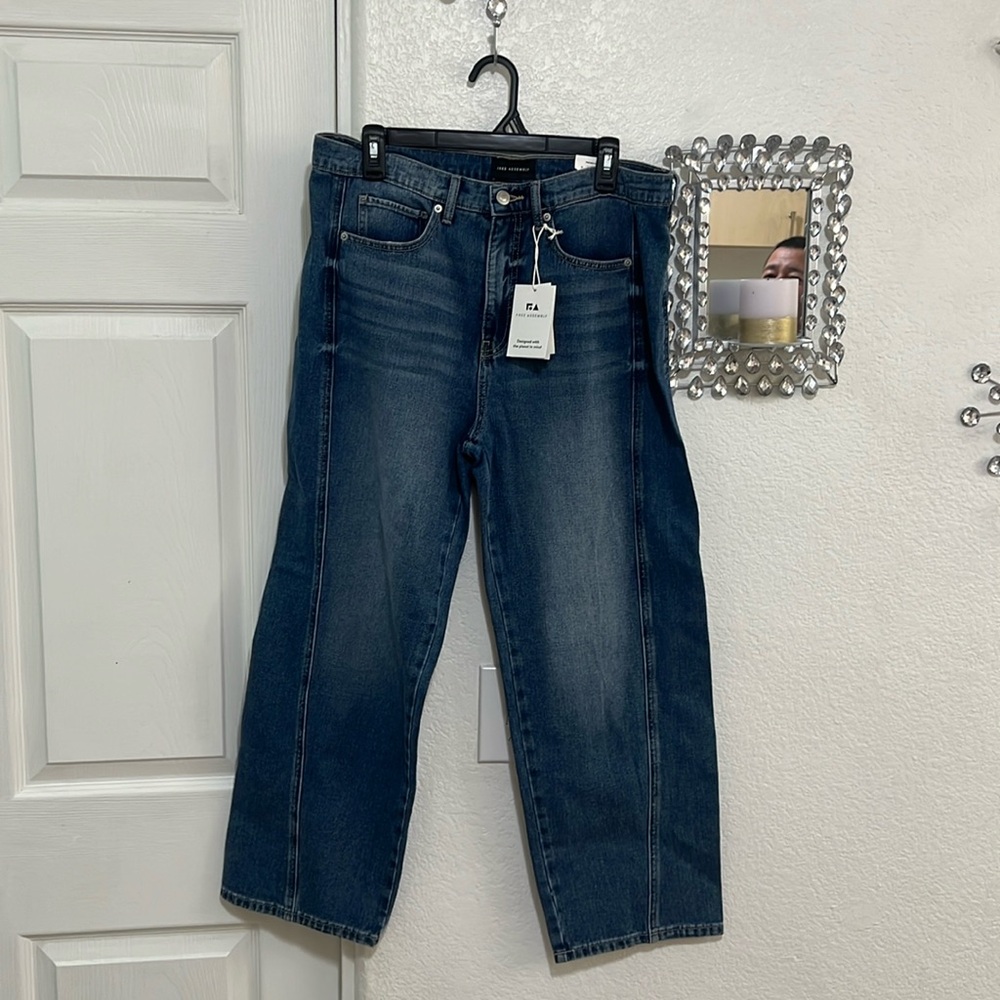 NWT Free Assembly Jeans SZ 12